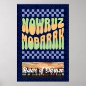 Custom Noroz iranische Neujahrsfeier Wiedersehen Poster (Vorne)