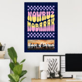 Custom Noroz Persian New Year Wiedersehen Celebrat Poster (Heimbüro)