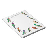 Custom North American Hummingbirds Notepad Notizblock (angewinkelt)