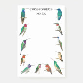 Custom North American Hummingbirds Post-it Notes Klebezettel (Vorderseite)