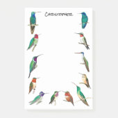 Custom North American Hummingbirds Post-it Notes Post-it Klebezettel (Vorderseite)