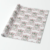 Custom North Pole Christmas Express Geschenkpapier (Ungerollt)