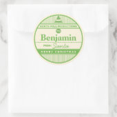 Custom North Pole Productions Christmas Sticker (Tasche)