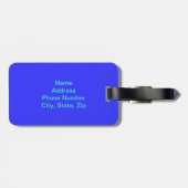 Custom Northern Lights Lugtag Gepäckanhänger (Rückseite horizontal)