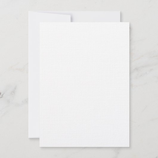 Custom Note Card Blue Magnolia Mitteilungskarte (Rückseite)