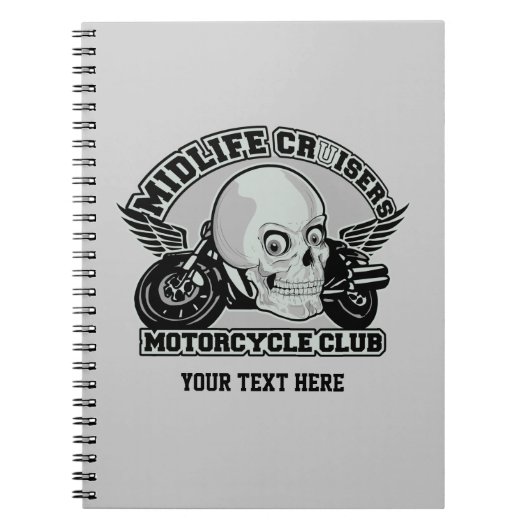 Custom-Notebook Midlife Cruisers MC Notizblock (Vorderseite)