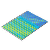 Custom Notebook: Polka Dots and Chevrons Notizblock (Linke Seite)