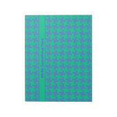 Custom Notepad oder Jotter Emerald und Blue Dogzah Notizblock (Rotiert)