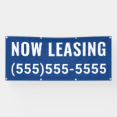 Custom Now Leasing Banner (Horizontal)