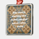 Custom Nowruz iranisches Neujahrsgeschenk Khatam A Ornament Aus Metall (Links)