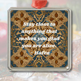 Custom Nowruz iranisches Neujahrsgeschenk Khatam A Ornament Aus Metall