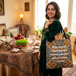 Custom Nowruz iranisches Neujahrsgeschenk Khatam A Tasche