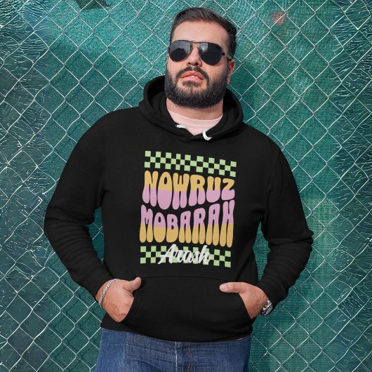 Custom Nowruz Mobarak iranische Neujahrsfamilie Hoodie