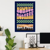 Custom Nowruz Mobarak iranische Neujahrsfamilie Poster (Heimbüro)