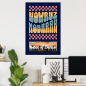 Custom Nowruz Mobarak Persian New Year Family Poster (Heimbüro)