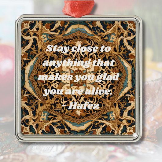 Custom Nowruz Persian New Year Gift Khatam Art Ornament Aus Metall