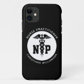 Custom NP Nurse Practitioner Abschluss Caduceus Case-Mate iPhone Hülle (Rückseite)