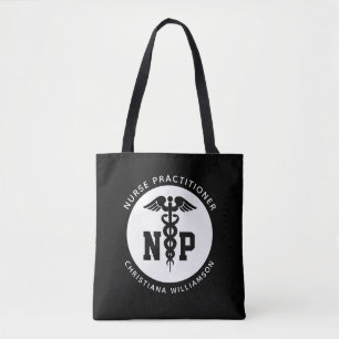 Custom NP Nurse Practitioner Abschluss Caduceus Tasche