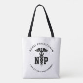 Custom NP Nurse Practitioner Abschluss Caduceus Tasche (Rückseite)
