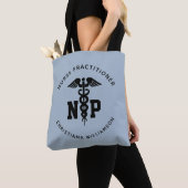 Custom NP Nurse Practitioner Abschluss Caduceus Tasche (Von Nahem)