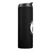 Custom NP Nurse Practitioner Abschluss Caduceus Thermosbecher (Nach links gedreht)