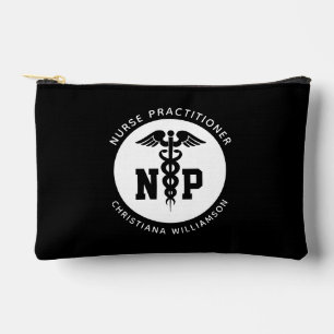 Custom NP Nurse Practitioner Abschluss Caduceus Zubehörtasche