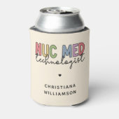 Custom Nuc Med Technologist Nuklear Medicine Tech Dosenkühler (Kanne Rückseite)