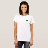 Custom Number So Sober Clover St Patrick's Day T-Shirt (Vorne ganz)