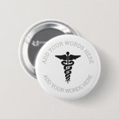 Custom Nurse Button (Vorne & Hinten)
