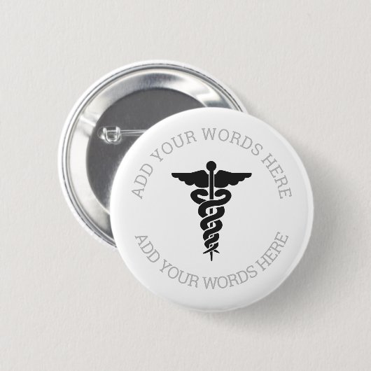 Custom Nurse Button (Vorne & Hinten)