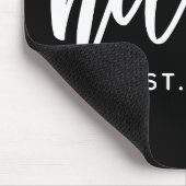 Custom Nurse Est Typografy Nurse RN Abschluss Mousepad (Ecke)