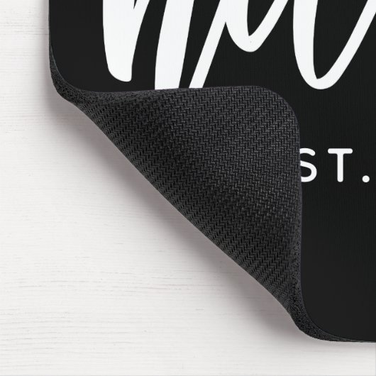 Custom Nurse Est Typografy Nurse RN Abschluss Mousepad (Ecke)