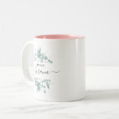 Custom Nurse Grad Geschenk der Krankenschule Danke Zweifarbige Tasse (Vorderseite Links)