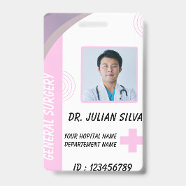 Custom Nurse ID Badge for Healthcare Employees Ausweis