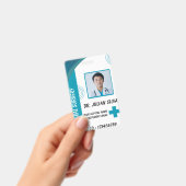 Custom Nurse ID Badge for Healthcare Employees Ausweis (Handheld)