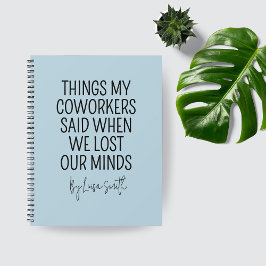 Custom Nurse Journal, Funny Hospital Coworker Gift Notizblock