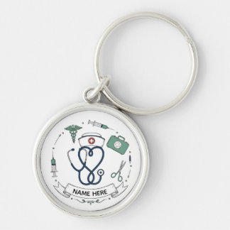 Custom Nurse Name Keychain | Medical Appreciation  Schlüsselanhänger