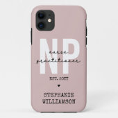 Custom Nurse Practitioner NP Abschluss Geschenk Case-Mate iPhone Hülle (Rückseite)