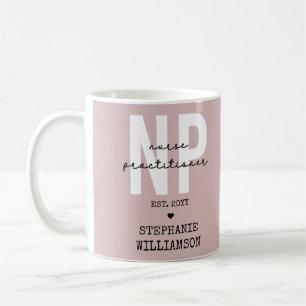 Custom Nurse Practitioner NP Abschluss Geschenk Kaffeetasse