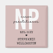 Custom Nurse Practitioner NP Abschluss Geschenk Magnet (Vorne)