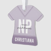 Custom Nurse Practitioner NP Abschluss Geschenk Ornament (Vorderseite)