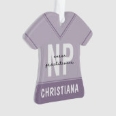 Custom Nurse Practitioner NP Abschluss Geschenk Ornament (Vorderseite)