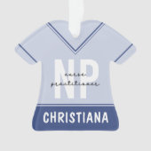 Custom Nurse Practitioner NP Abschluss Geschenk Ornament (Vorderseite)
