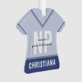 Custom Nurse Practitioner NP Abschluss Geschenk Ornament (Vorderseite)