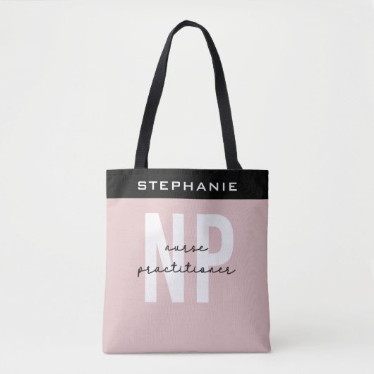 Custom Nurse Practitioner NP Abschluss Geschenk Tasche (Vorderseite)