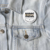Custom Nurse Practitioner NP cheetah Abschluss Button (Beispiel)