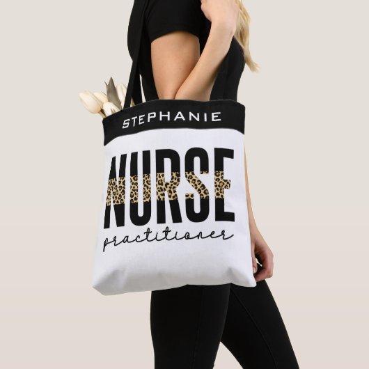 Custom Nurse Practitioner NP cheetah Abschluss Tasche (Von Nahem)