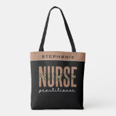 Custom Nurse Practitioner NP cheetah Abschluss Tasche (Rückseite)