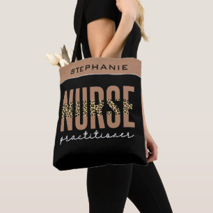Custom Nurse Practitioner NP cheetah Abschluss Tasche