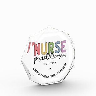 Custom Nurse Practitioner NP Nurse Abschluss Fotoblock